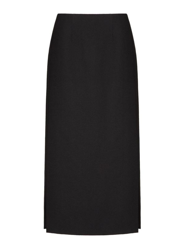 Valentino Garavani Jupe Midi - Noir