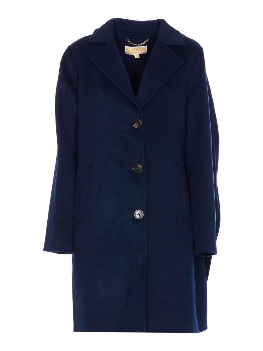 Michael Michael Kors Manteau Court - Bleu