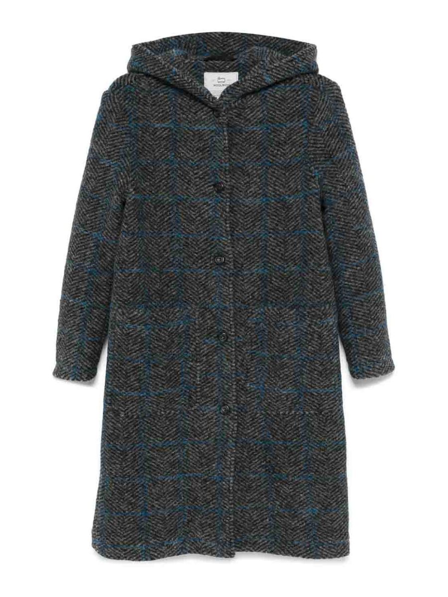 Woolrich Manteau Court - Gris