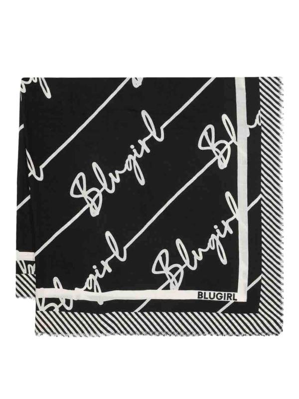 Blugirl Écharpe - Noir
