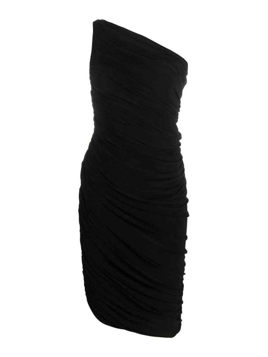 Norma Kamali Robe Courte - Noir