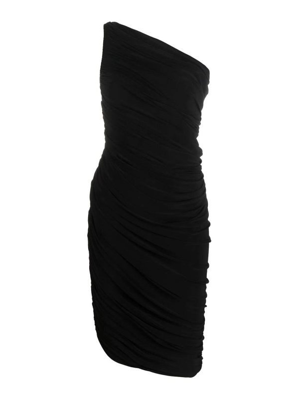 Norma Kamali Robe Courte - Noir