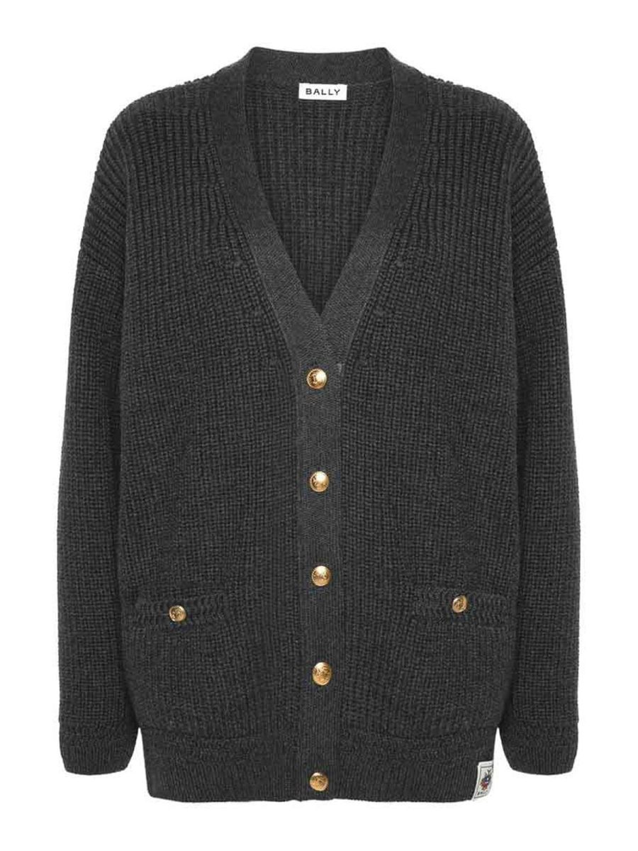 Bally Pull Col Rond - Gris