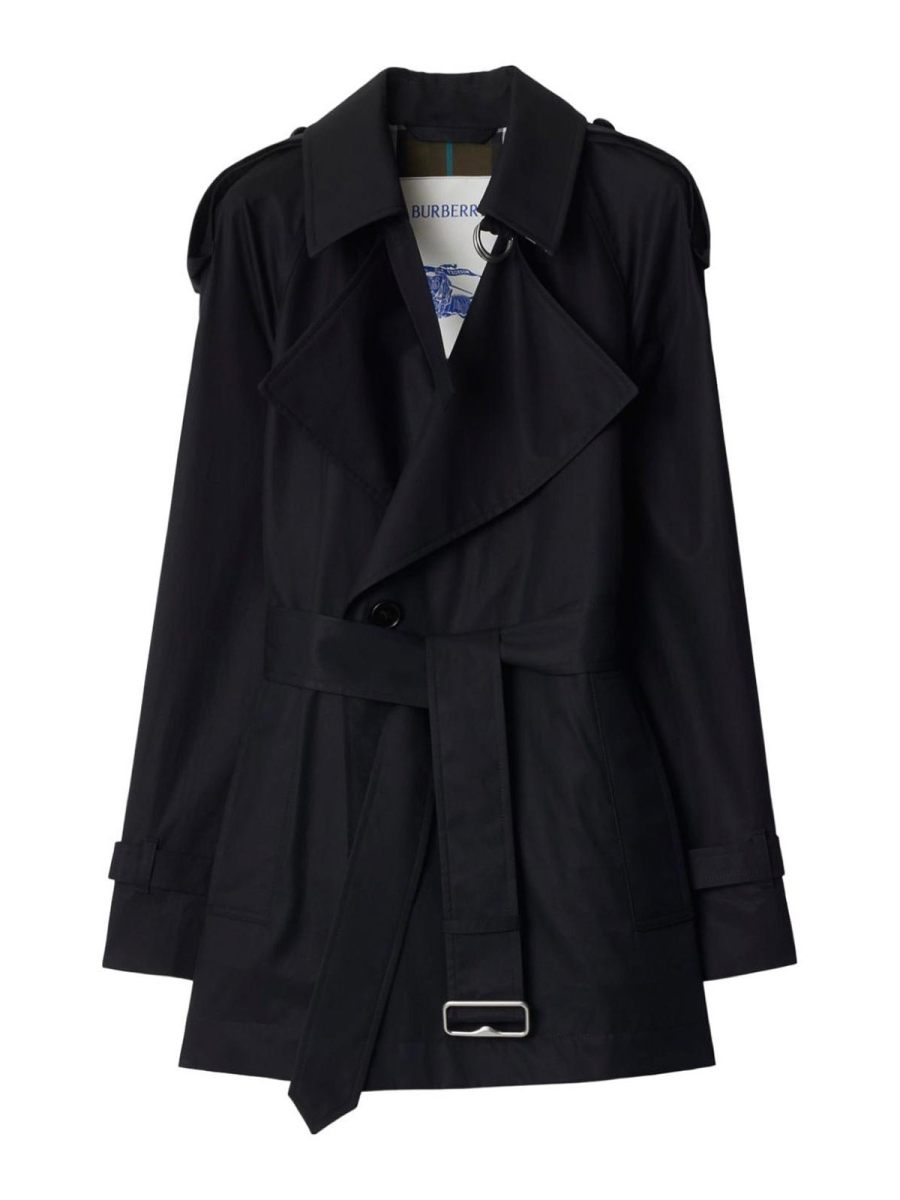 Burberry Manteau Court - Noir