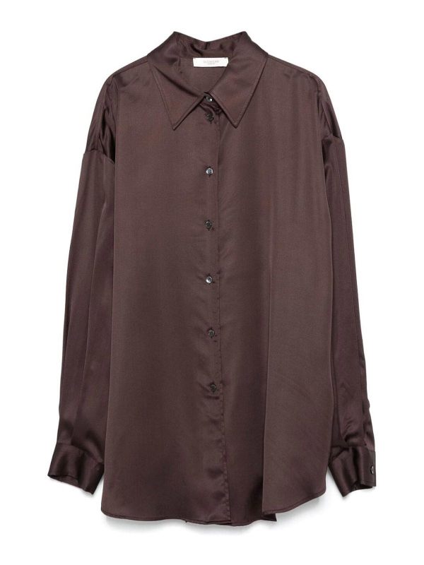 Glanshirt Chemise - Marron