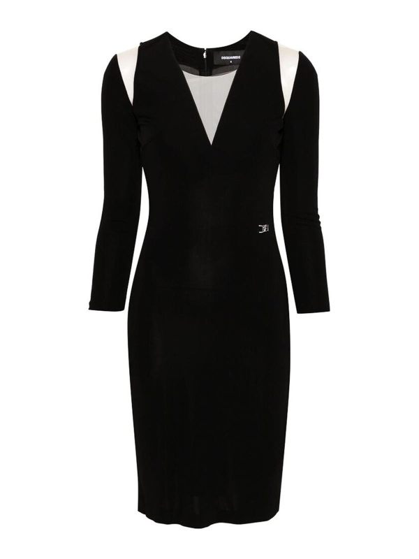 Dsquared2 Maxi Robe - Noir