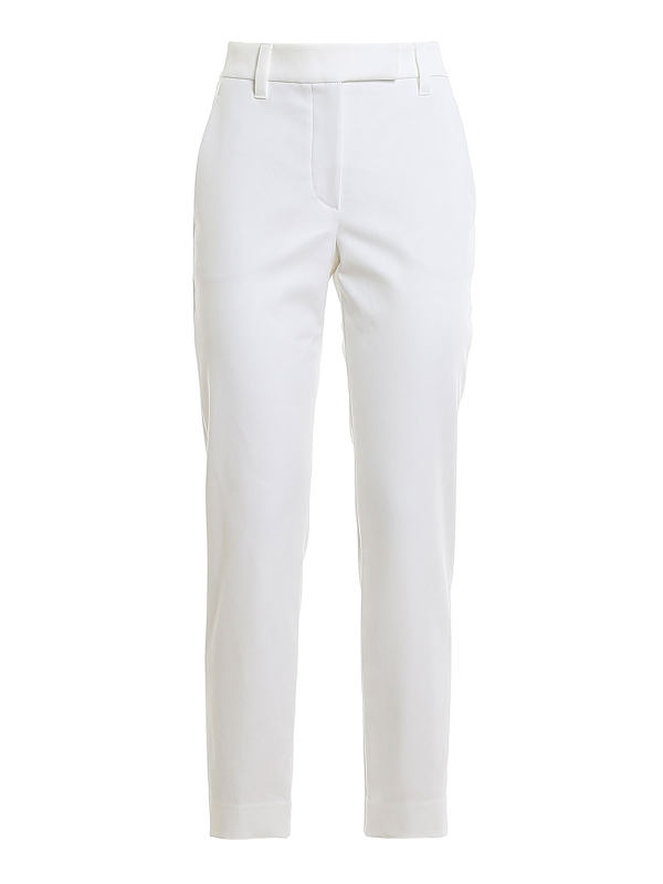 Brunello Cucinelli Pantalons Décontractés - Blanc