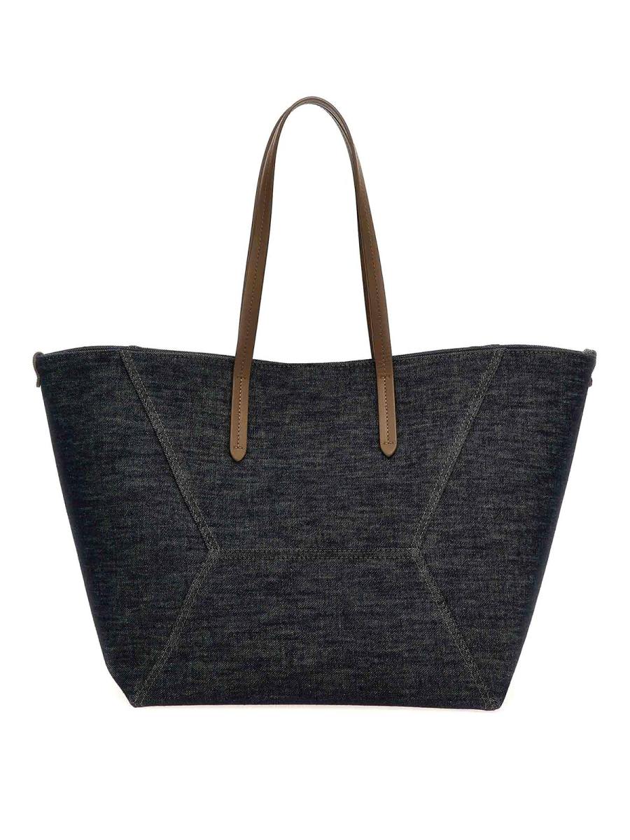 Brunello Cucinelli Sac Cabas - Bleu