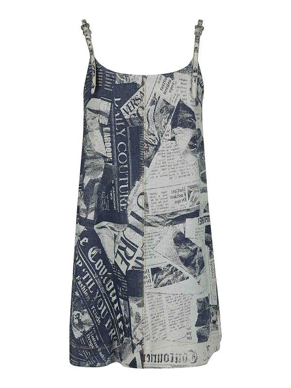 Versace Jeans Couture Robe Courte - Délavé