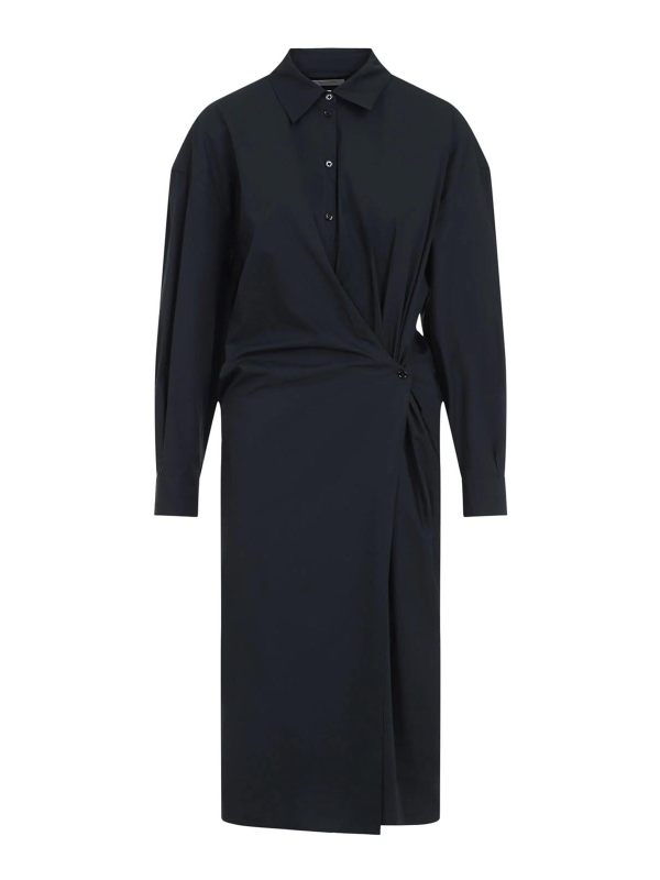 Lemaire Robe Au Genou - Noir