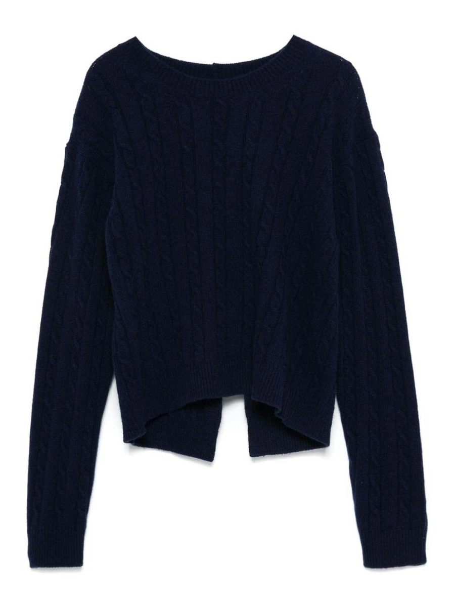 Semicouture Pull Col Rond - Bleu