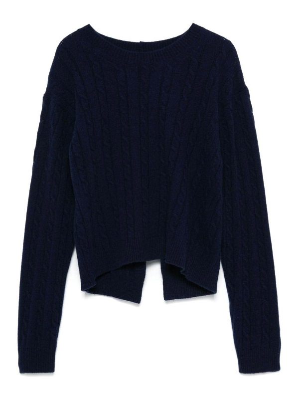 Semicouture Pull Col Rond - Bleu