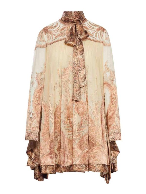 Zimmermann Robe Courte - Couleur Chair