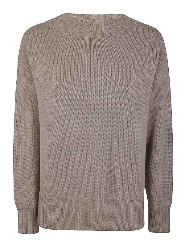 Drumohr Pull Col Rond - Gris