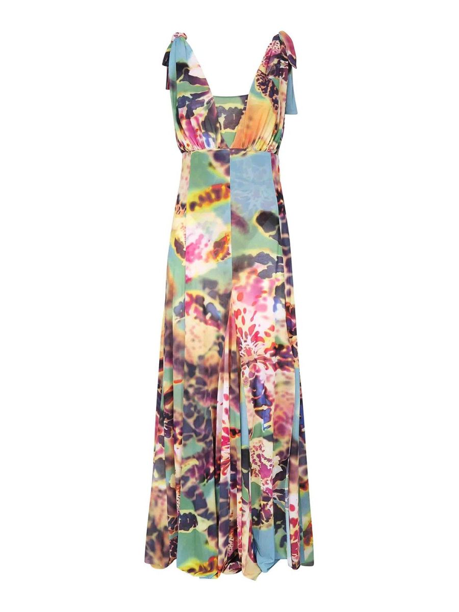 Pinko Maxi Robe - Multicolore