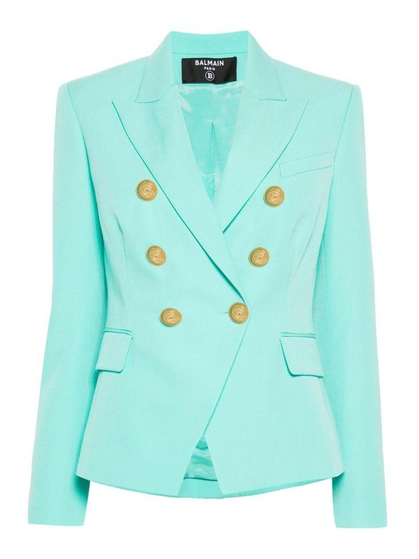Balmain Veste Casual - Vert