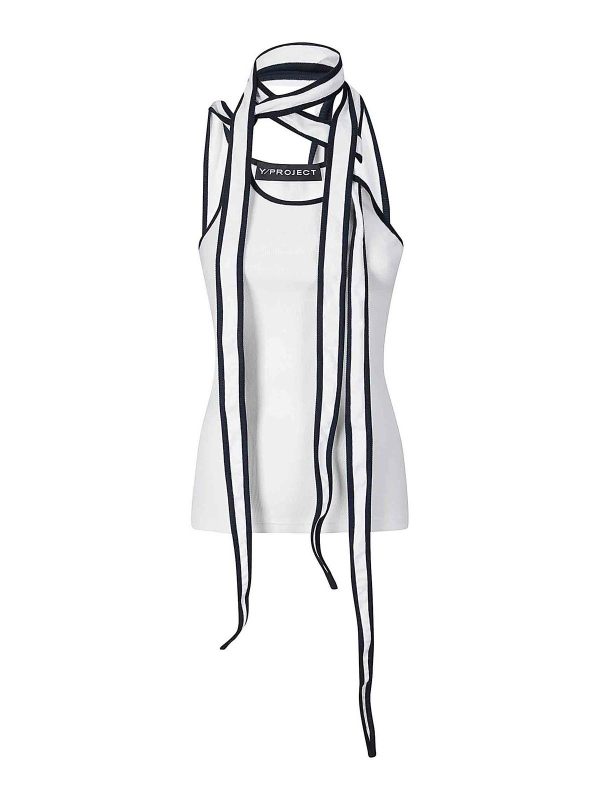 Y/Project Top - Blanc