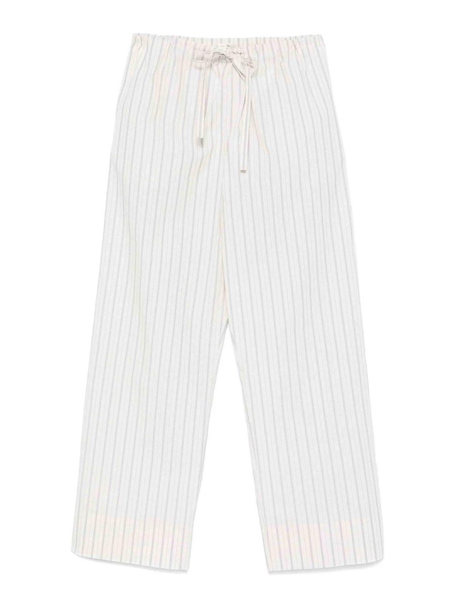 The Row Pantalons Décontractés - Blanc