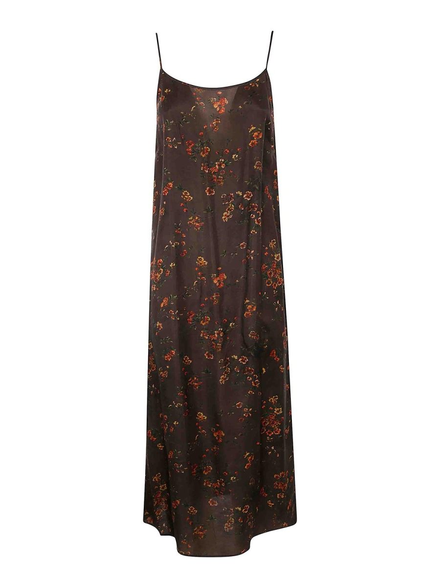 Uma Wang Robe Au Genou - Marron