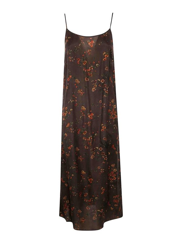 Uma Wang Robe Au Genou - Marron