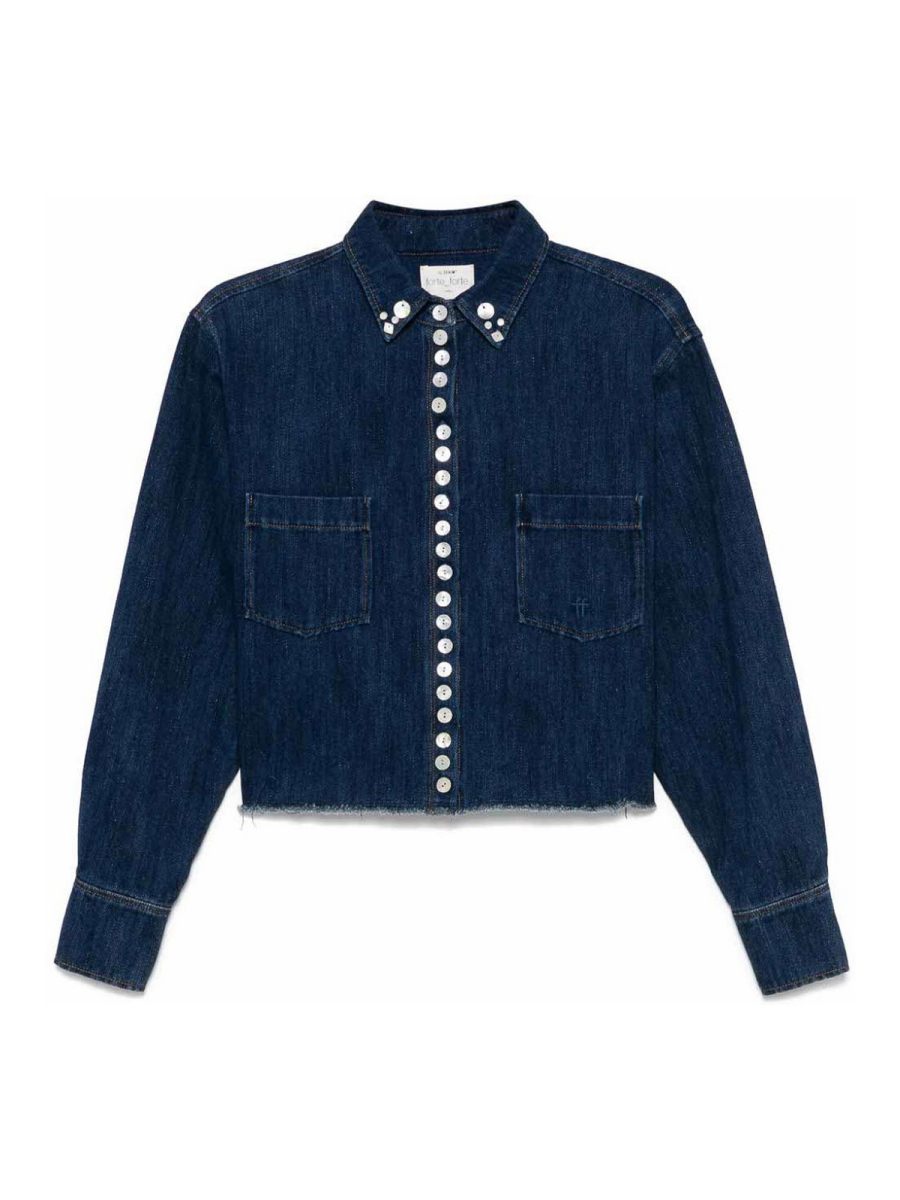 Forte Forte Chemise - Bleu