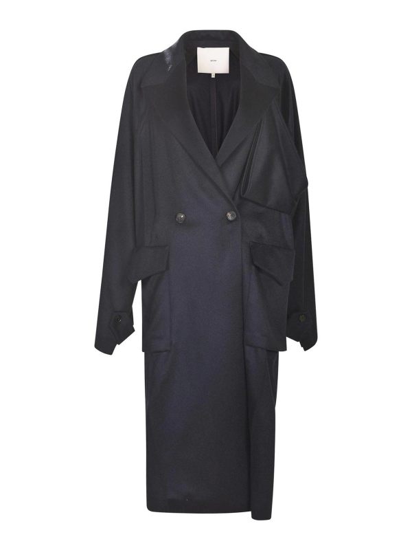 Setchu Manteau Court - Bleu