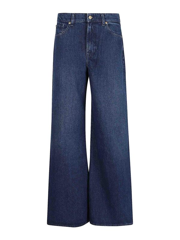 7 For All Mankind Jean Bootcut - Bleu