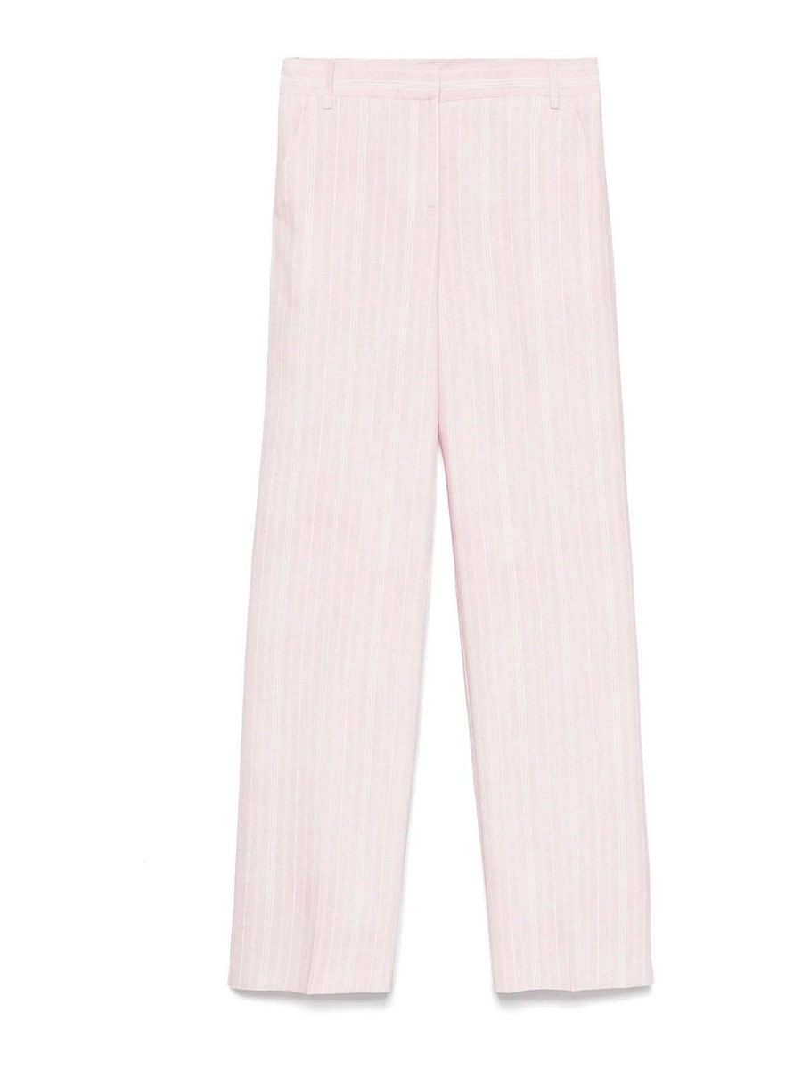 Ermanno Firenze Pantalons Décontractés - Rose Clair