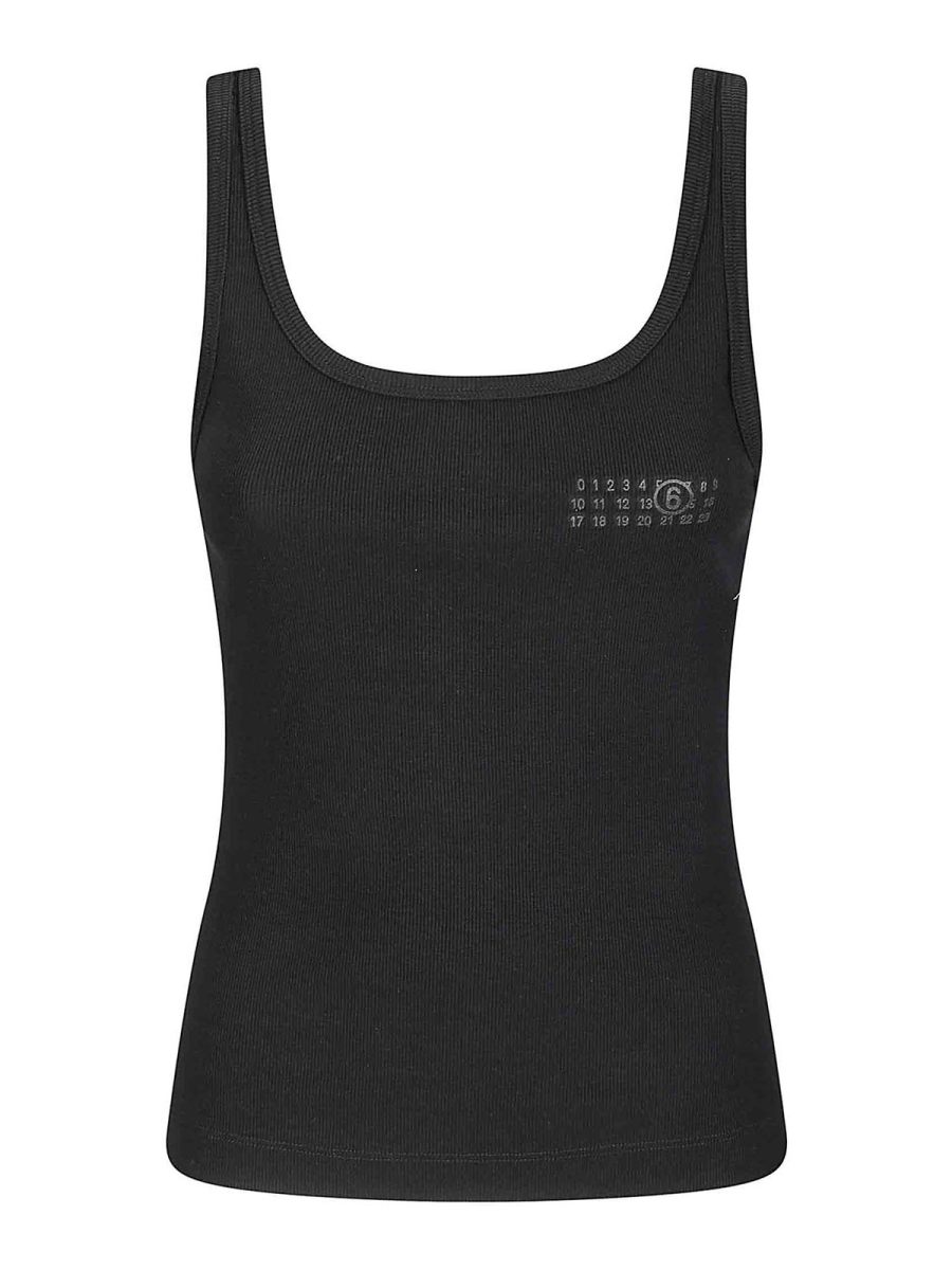 MM6 Maison Margiela Top - Noir