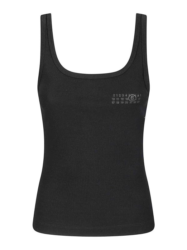 MM6 Maison Margiela Top - Noir