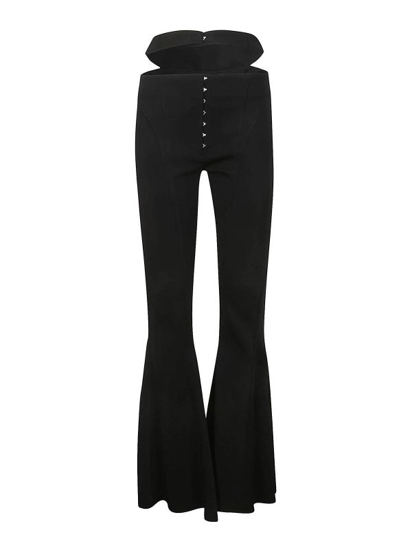 Mugler Pantalons Décontractés - Noir