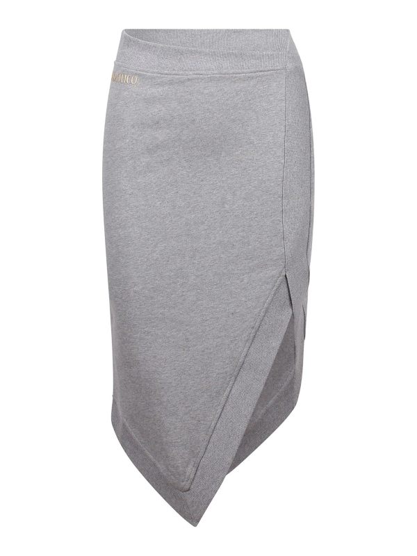 The Attico Jupe Midi - Gris