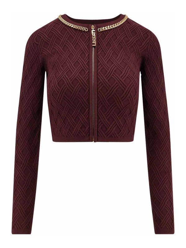 Elisabetta Franchi Cardigan - Bordeaux