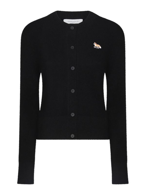 Maison Kitsuné Pull Col Rond - Noir