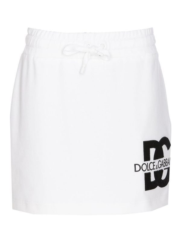 Dolce & Gabbana Mini Jupe - Blanc