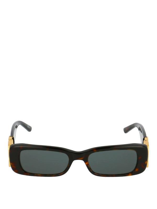 Balenciaga Lunettes De Soleil - Marron