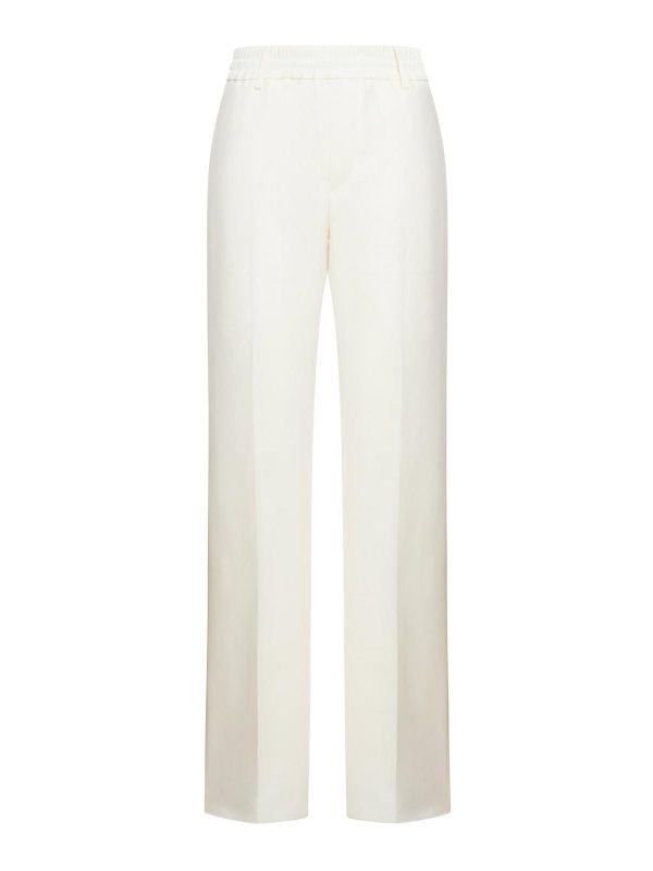 Burberry Pantalons Décontractés - Blanc
