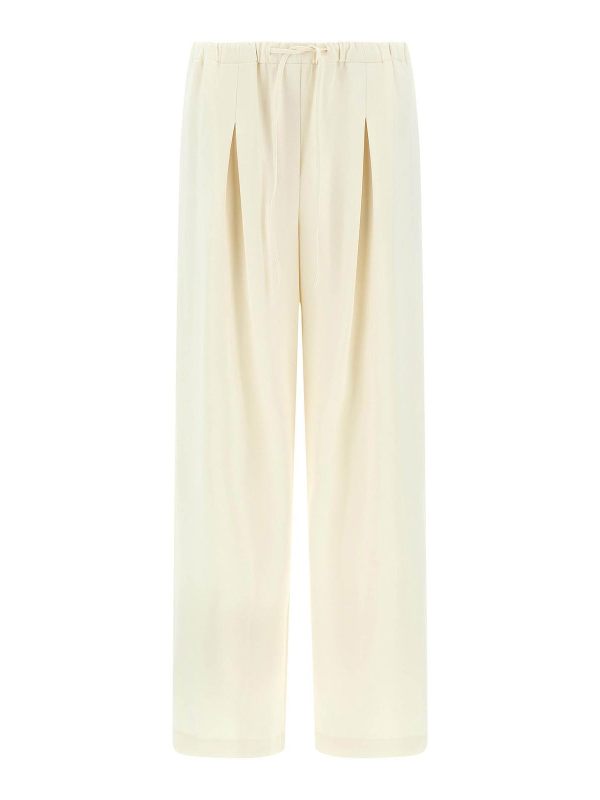Theory Pantalons Décontractés - Blanc