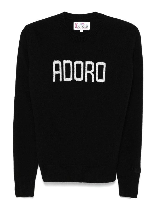 Mc2 Saint Barth Pull Col Rond - Noir