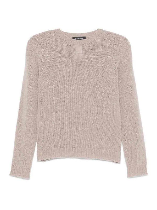 Fabiana Filippi Pull Col Rond - Gris