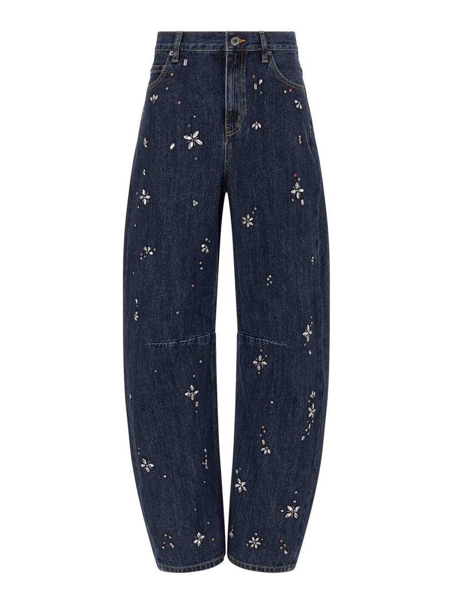 Self Portrait Jean Bootcut - Bleu