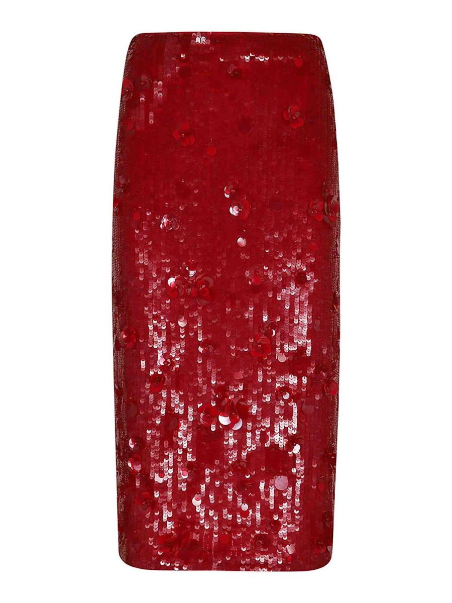 P. A.R. O.S. H. Jupe Longue - Rouge