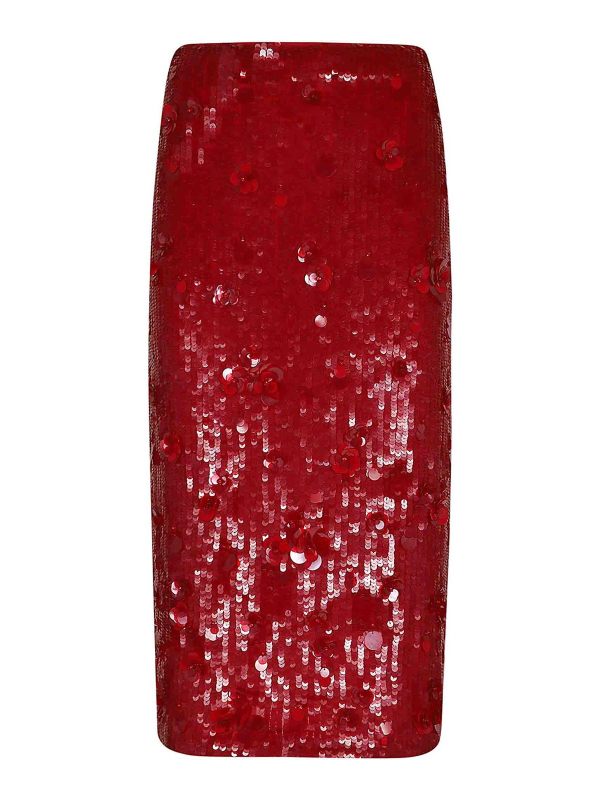 P. A.R. O.S. H. Jupe Longue - Rouge
