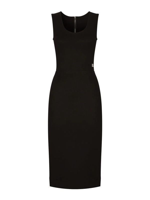 Dolce & Gabbana Robe Au Genou - Noir