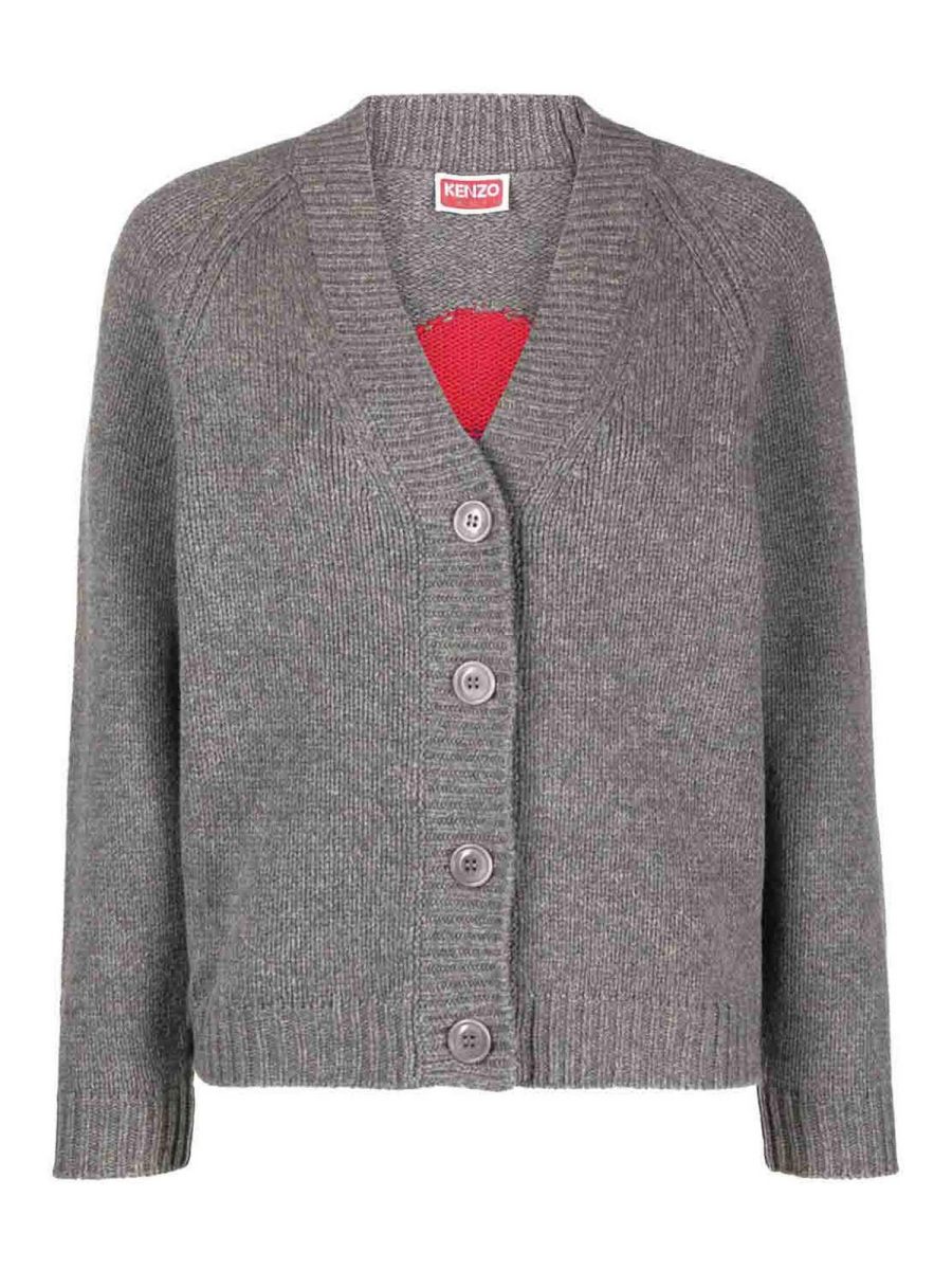 Kenzo Cardigan - Gris Clair