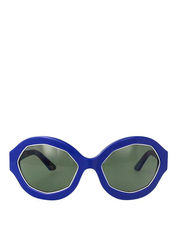Marni Lunettes De Soleil - Bleu