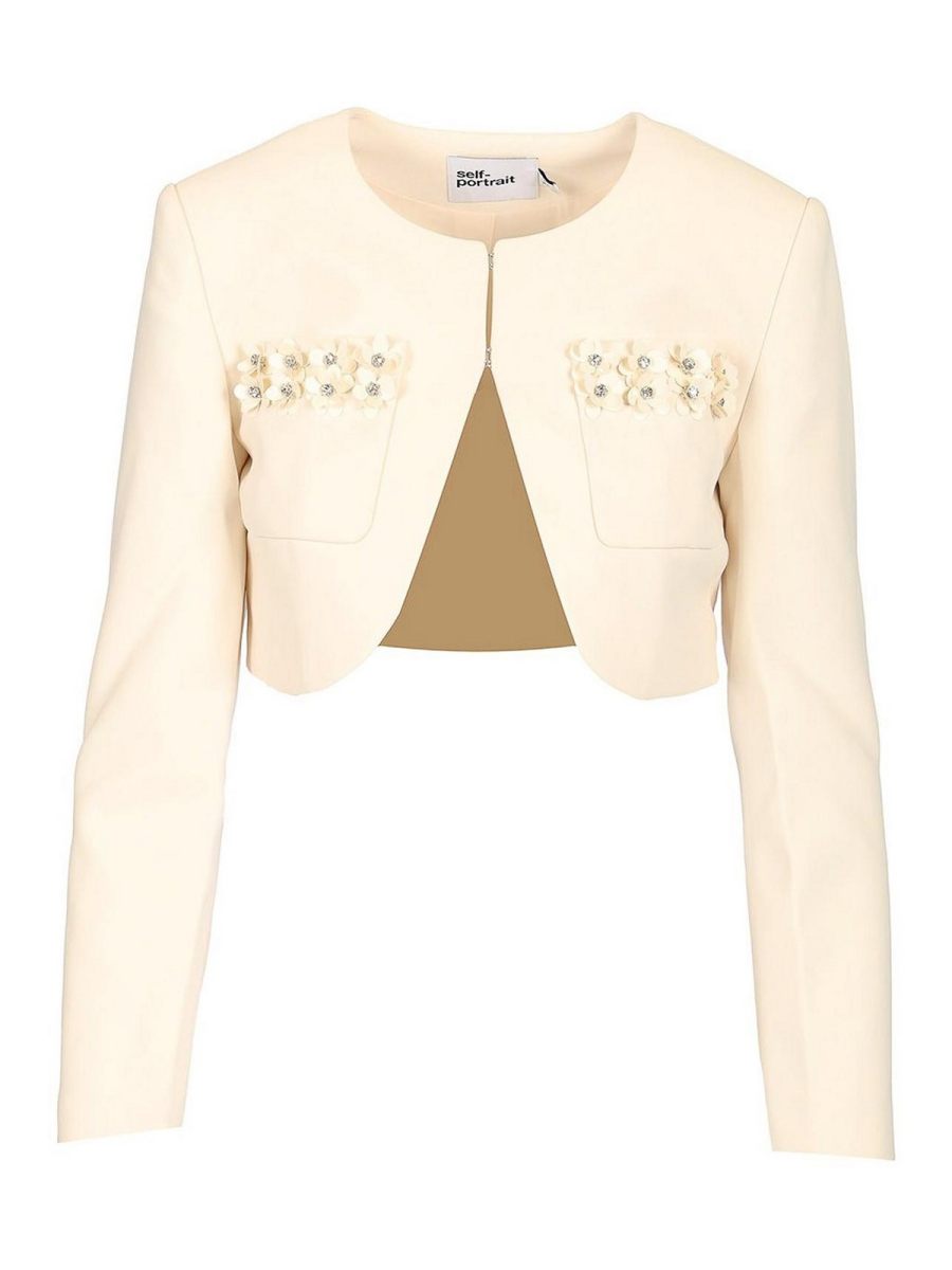 Self Portrait Veste Casual - Beige