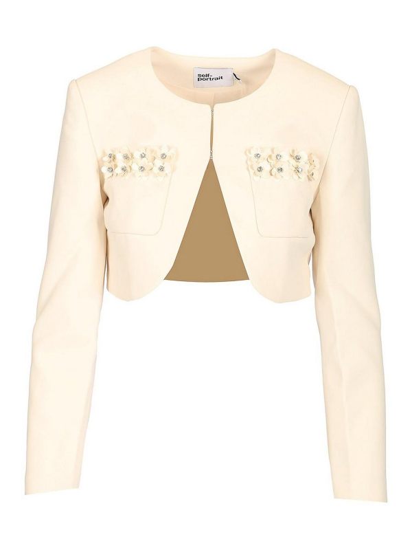 Self Portrait Veste Casual - Beige