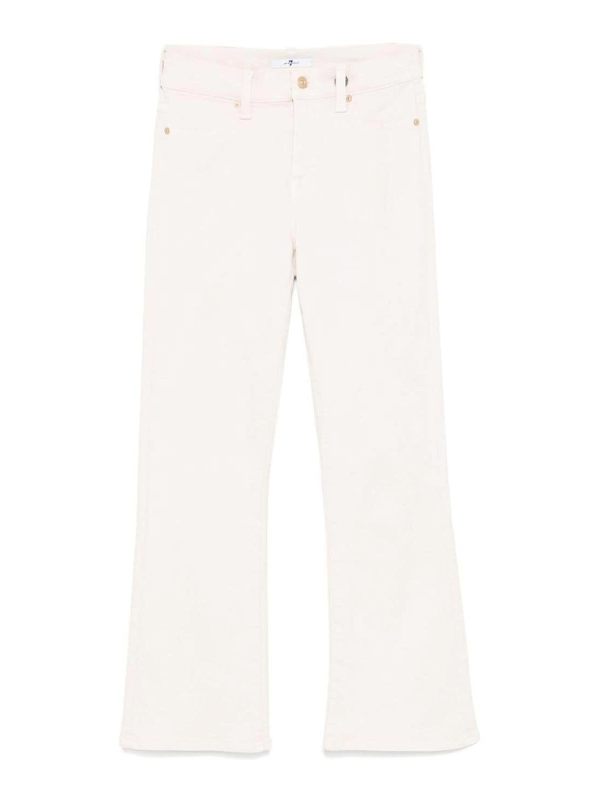 7 For All Mankind Jean Bootcut - Blanc
