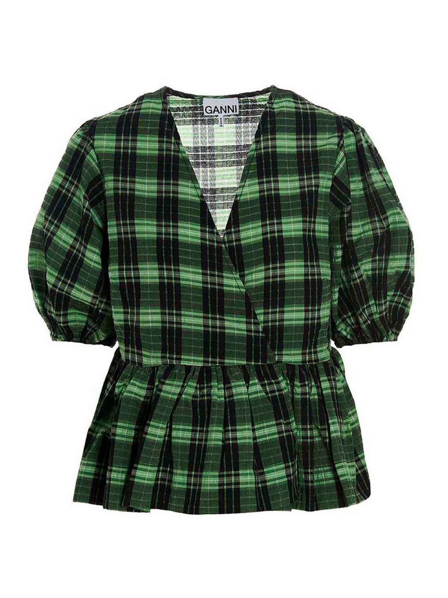 Ganni Top - Vert